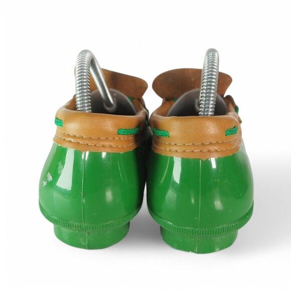 Unbranded Made in USA Waterproof Classic Low Duck Boots Green / Brown Women's 9 - Picture 5 of 11